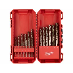 Jeu de forets à métaux Milwaukee Red Cobalt hSS-G DIN 338 19 pcs