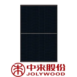 JOLYWOOD JW-HD-108N-420W BIFACIAL Täismust (N-tüüpi)