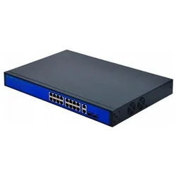 Jungiklis, 16 prievadai + 2 UP nuoroda + 2 SFP, POE 10/100Mbps, 400W – geriausias NPS NPS1622GH