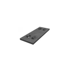 K2 gummibeskyttelsesmåtte, fladt tag, 470x180x18 mm med aluminiumsfolie (PVC-isolering)