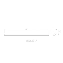 KA-B-149 - Hoek voor ballast L1490 VERTICAAL