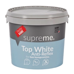 Kabe Top Pittura acrilica bianca per soffitti, bianco 10 l