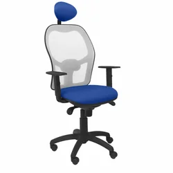 Kancelárska stolička P&C s opierkou hlavy Jorquera ALI229C modrá