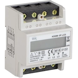 Kanlux Electricity meter 100A 3x230/400V with display KDEM-3P (19344)