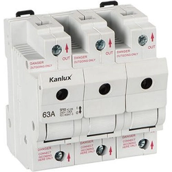 Kanlux Rozłącznik bezpiecznikowy 63A KSF02-63-3P (23343)