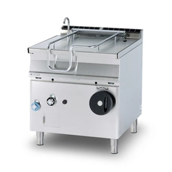 Kantelbare Gasbraadpan 80L 800x900x900 vermogen 22 kW RM Gastro 00001120