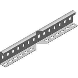 Kāpņu leņķa savienotājs LKDC/LKDOCH60 N, loksnes biezums 2,0 mm E90