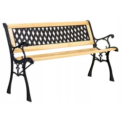 KARO cast iron garden bench