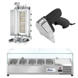 Kebab Machines Gas Toaster + Electric Knife + Hendi Extension