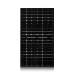 Kétoldalas LG fotovoltaikus panel fekete, teljesítmény 365W