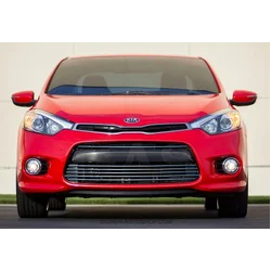 Kia Forte 5 - Chrome Strips Grill Chrome Dummy Bumper Tuning