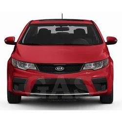 Kia Forte Koup - Calandre à bandes chromées, réglage du pare-chocs factice chromé