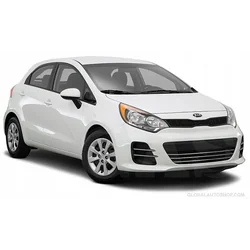 Kia Rio 5-Door — Chrome Strips Grill Chrome Dummy Bufer Tuning