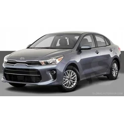 Kia Rio 5-Door/Sedan - Chrome Strips Grill Chrome Dummy Bumper Tuning