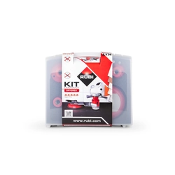 KIT jeu d'embouts diamant 5 28-68 mm + guide Rubi 06968