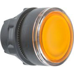 Κίτρινο κουμπί κίνησης Schneider Electric με οπίσθιο φωτισμό και αυτόματη επιστροφή (ZB5AW353)