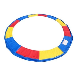 Kleurrijke veerhoes voor trampoline 305 - 312 cm 10ft