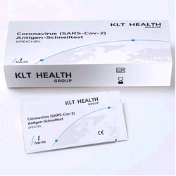 KLT HEALTH Antigenní saliva test at COVID-19 Balení 1ks