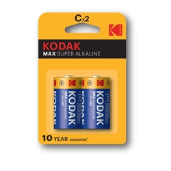 KODAK MAX alkáli elem KC-2 (LR14), blister=2 db