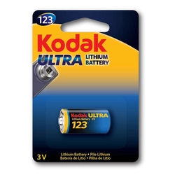 KODAK Ultra Lithium -akku K123LA, blister=1 kpl