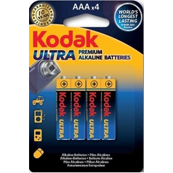KODAK Ultra Premium Alkaline Battery K3A-4 LR3, blister=4 pcs