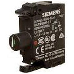 Κόκκινη βάση LED Siemens 24V μπροστινή τοποθέτηση AC/DC (3SU1401-1BB20-1AA0)