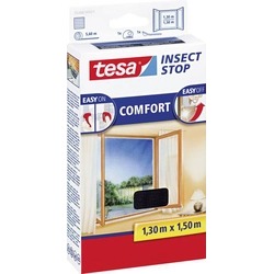 Komarnik za okno COMFORT, STOP INSECT, 130 x 150 cm antracit TESA