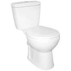 Kompakt toilet uden fælg Kerra Niagara Duo med sæde