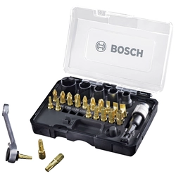 Комплект накрайници за винтоверт Bosch (златни), 27 бр.