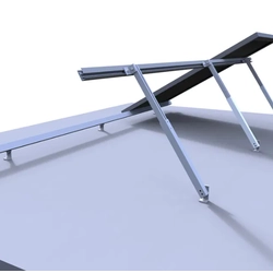 Konstrukcja fotowoltaika dach płaski / konstrukcja regulowana