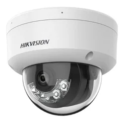 Kopułkowa kamera IP 2MP Inteligentna lampa hybrydowa Hikvision DS-2CD1123G2-LIU(2.8mm), Mikrofon, PoE, IR 30m, Białe światło 30m, Obiektyw 2.8mm, IP67, IK08