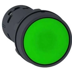 Κουμπί Schneider Electric Control 22mm πράσινο με επιστροφή ελατηρίου - XB7NA31