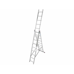 Krause Corda three-part multi-purpose ladder 3x9