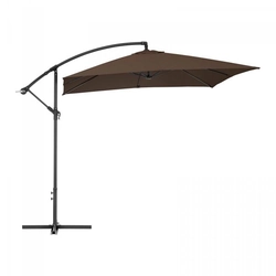 Κρεμαστή ομπρέλα κήπου - 250 x 250 cm - καφέ UNIPRODO 10250076 UNI_UMBRELLA_SQ250BR