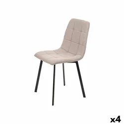 Krēsls brūns materiāls 45 x 89 x 53 cm Elegants (4 Gabali)