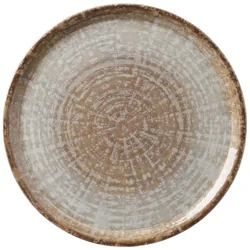 Kreta pizzatallerken lavet af slidstærkt porcelæn. 330 x 18 mm - sæt 6 stk.