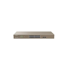 Kytkin IP-COM 16GE+2SFP POE HALLITTU G3318P-16-250W