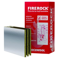 Lã mineral Rockwool FIREROCK 4.8 m2 100x60x2.5 cm λ = 0,038 W/mK