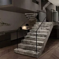 Ladrilhos de escada 100x30 GREY GRAPHITE concreto terrazzo