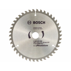 Lama per sega circolare Bosch 160 x 20 mm | numero di denti: 42 db | larghezza di taglio: 2 mm