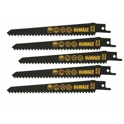 Lame de scie à métaux DeWalt pour bois 152 mm 5 pcs