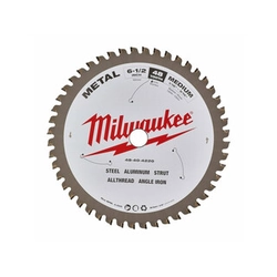 Lame de scie circulaire Milwaukee pour acier - inox Nombre de dents: 48 pcs | 165 x 15,87 x 1,6 mm