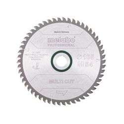 Lâmina de serra circular Metabo 165 x 20 mm | número de dentes: 54 db | largura de corte: 2,2 mm