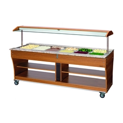 Lämmitys Buffet Cart 6x 1/1 Gn Bartscher