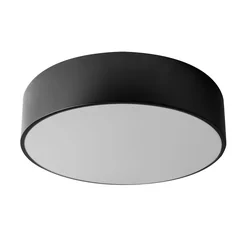 Lampa Plafon 30cm Okrągła Sufitowa app640-3c Czarna