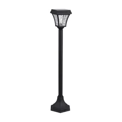 Lampa solarna do trawnika - 2W - 110 Lumeny - 3IN1 - Matowa czerń - IP65