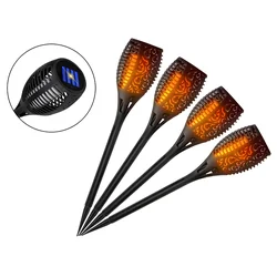 Lampa solarna LED pochodnia 4szt