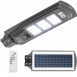 Lampa solarna miejska uliczna av czujnikiem ruchu i zmierzchu 60 x LED 300 W PILOT