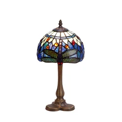 Lampa stołowa Viro Belle Epoque Niebieski Cynk 60 W 20 x 37 x 20 cm