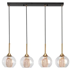 Lampa sufitowa nowoczesna szklana APP899-4CP